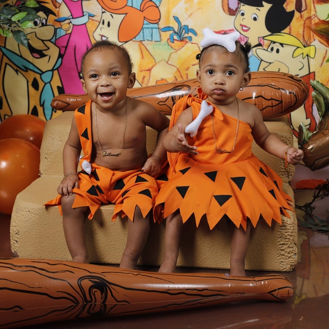 Pebbles and Bam Bam Costumes - Etsy New Zealand